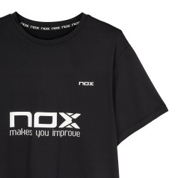 NOX AT10 Black LEO AUGSBURGER 2024 (T-Shirt) at only 49,95 € in Padel Market