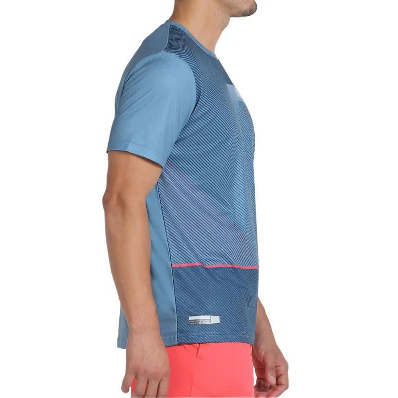 BULLPADEL CARINO Blue Shadow (T-Shirt) at only 34,95 € in Padel Market