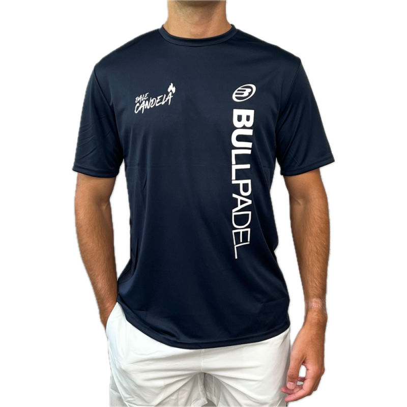 BULLPADEL DALE CANDELA PM Navy Blue (T-Shirt) at only 29,95 € in Padel Market