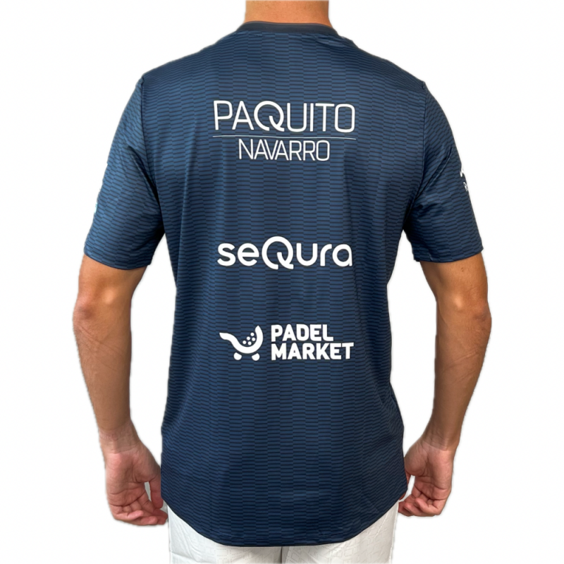 BULLPADEL MEIRA Navy Blue PAQUITO NAVARRO (T-Shirt) at only 49,95 € in Padel Market