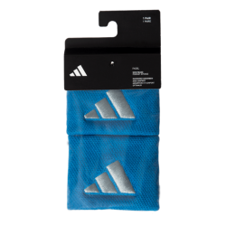 Muñequeras Adidas S Azul y Gris