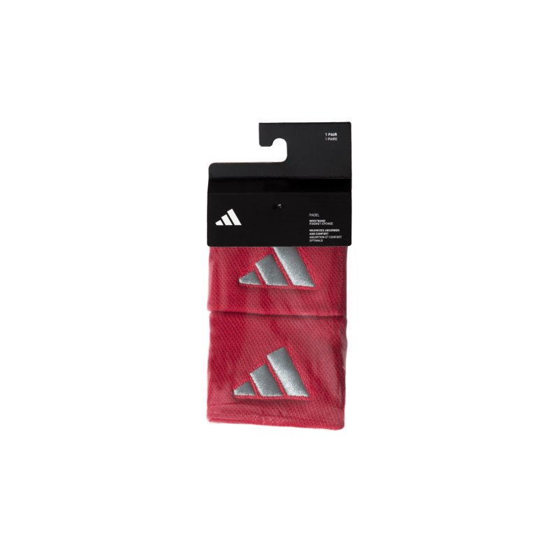 Adidas Polsini S Rosso e Grigio X2 a soli 8,50 € in Padel Market