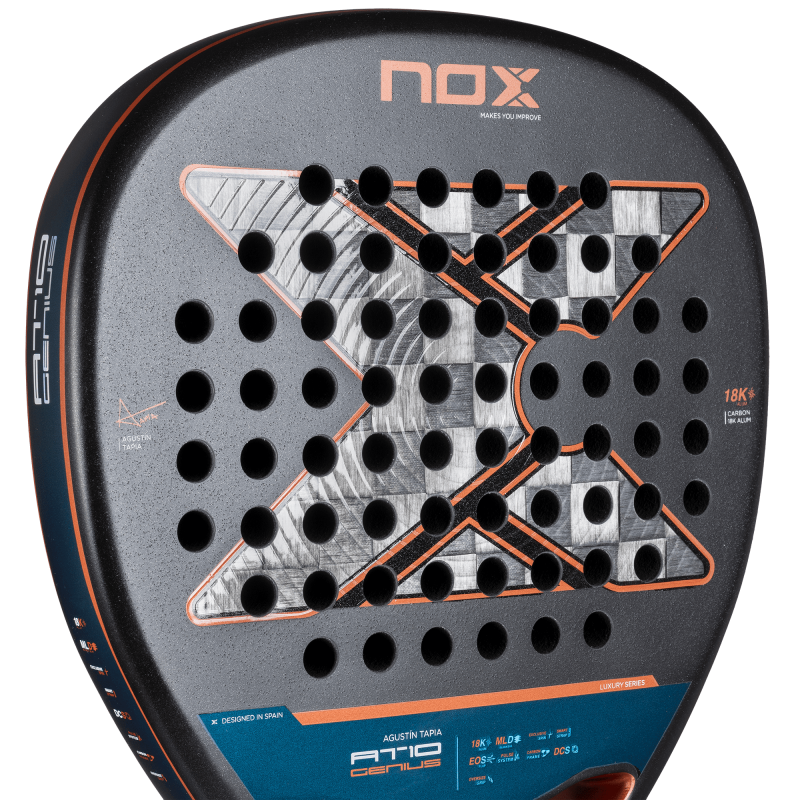 NOX AT10 GENIUS Attack 18K Alum 2025 by AGUSTIN TAPIA ( Racket) at only 339,95 € in Padel Market