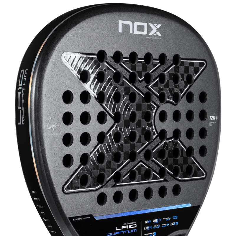 NOX LA10 QUANTUM 12K 2025 by LEO AUGSBURGUER (Pala) por solo 339,95 € en Padel Market