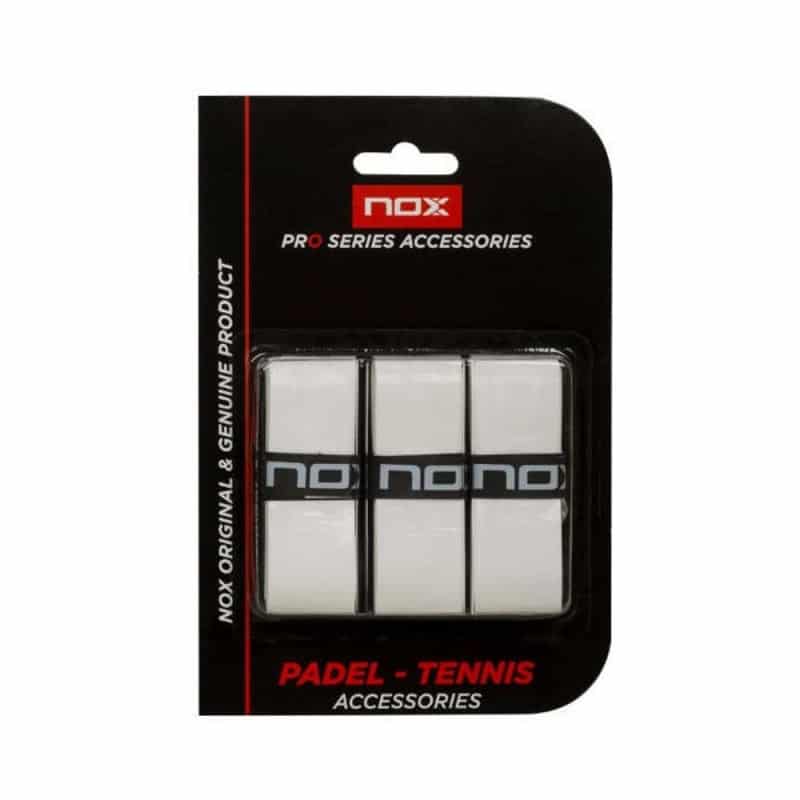 NOX PRO Overgrips White 3 Units at only 5,99 € in Padel Market