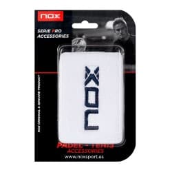 NOX WHITE 2 UNITS WRISTBAND at only 5,95 € in Padel Market