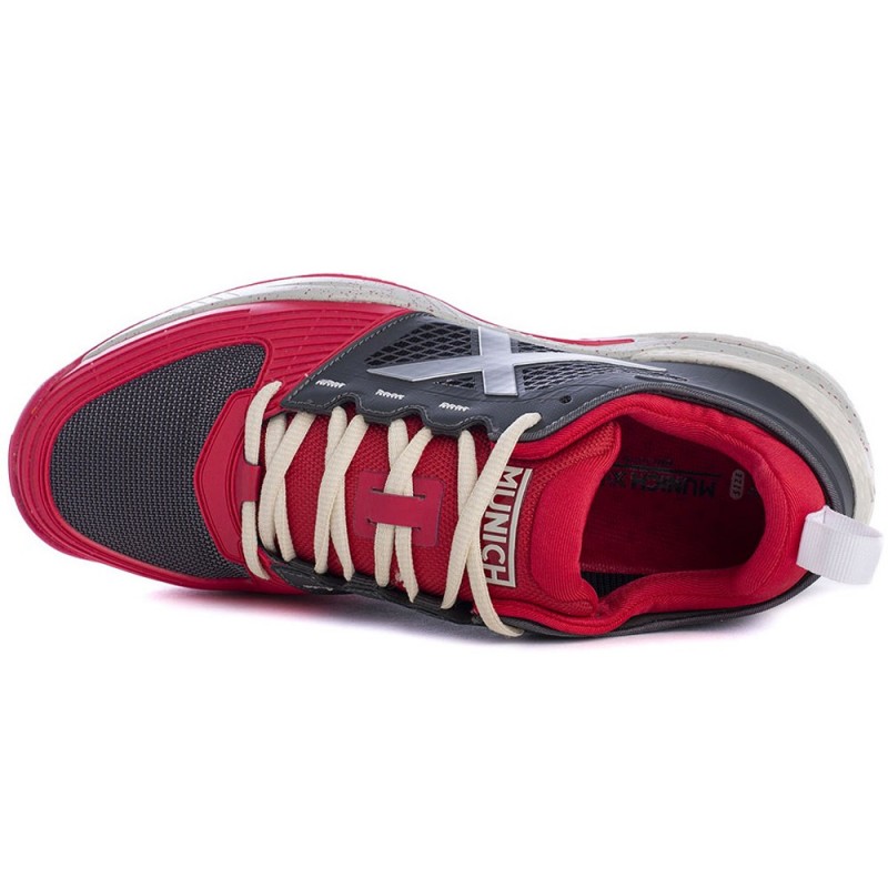 MUNICH ATOMIK RED SHOES at only 66,89 € in Padel Market