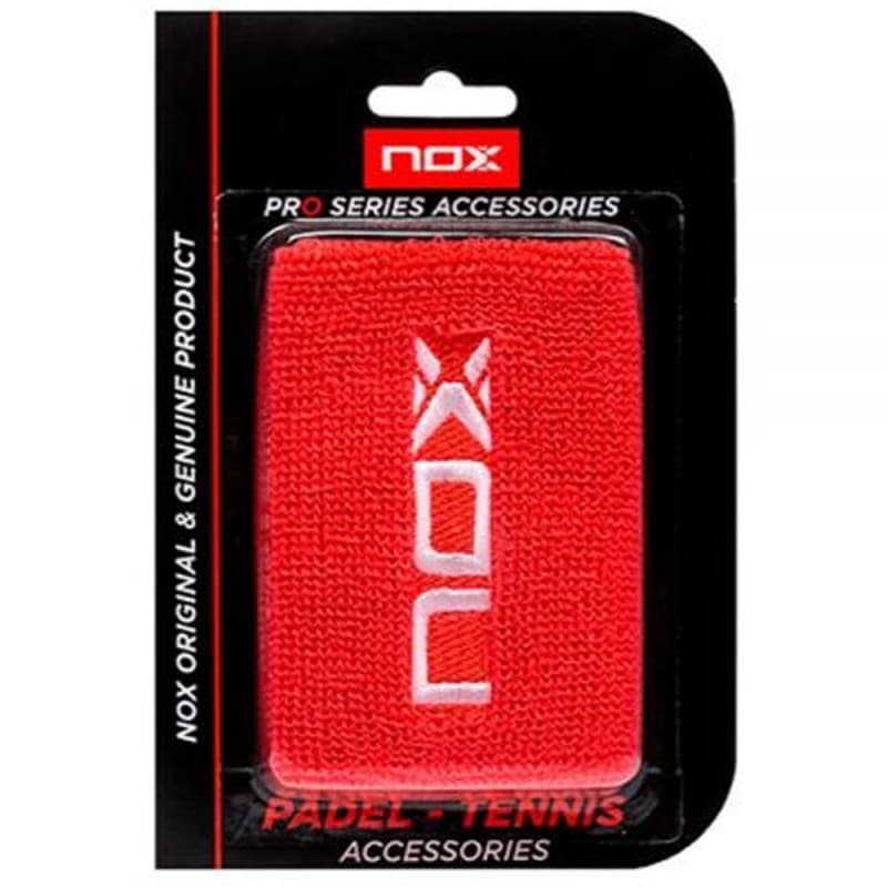 NOX Red Wristband 2 Units at only 5,95 € in Padel Market