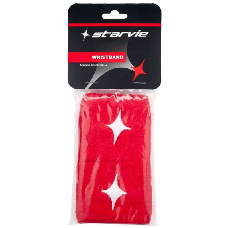 STARVIE BLACK WHITE STAR 2 UNITS WRISTBAND at only 5,95 € in Padel Market