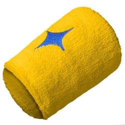 STARVIE YELLOW BLUE STAR WRISTBAND at only 5,95 € in Padel Market