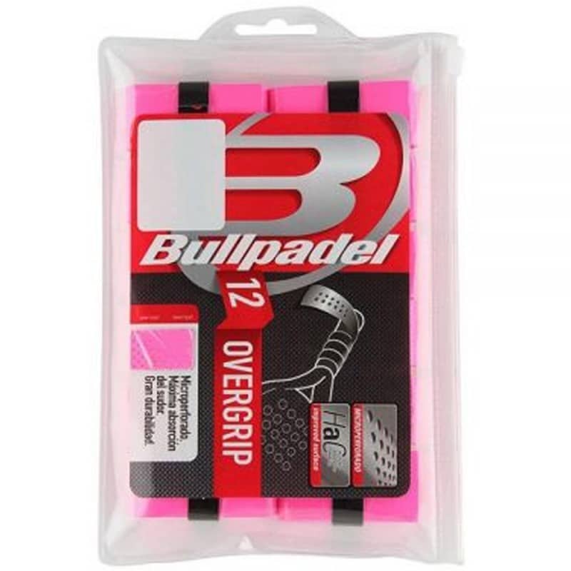 Overgrip BULLPADEL GB-1601 Rosa 12 Unità a soli 20,95 € in Padel Market