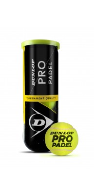 3 Pack Dunlop Pro Padel Bälle 