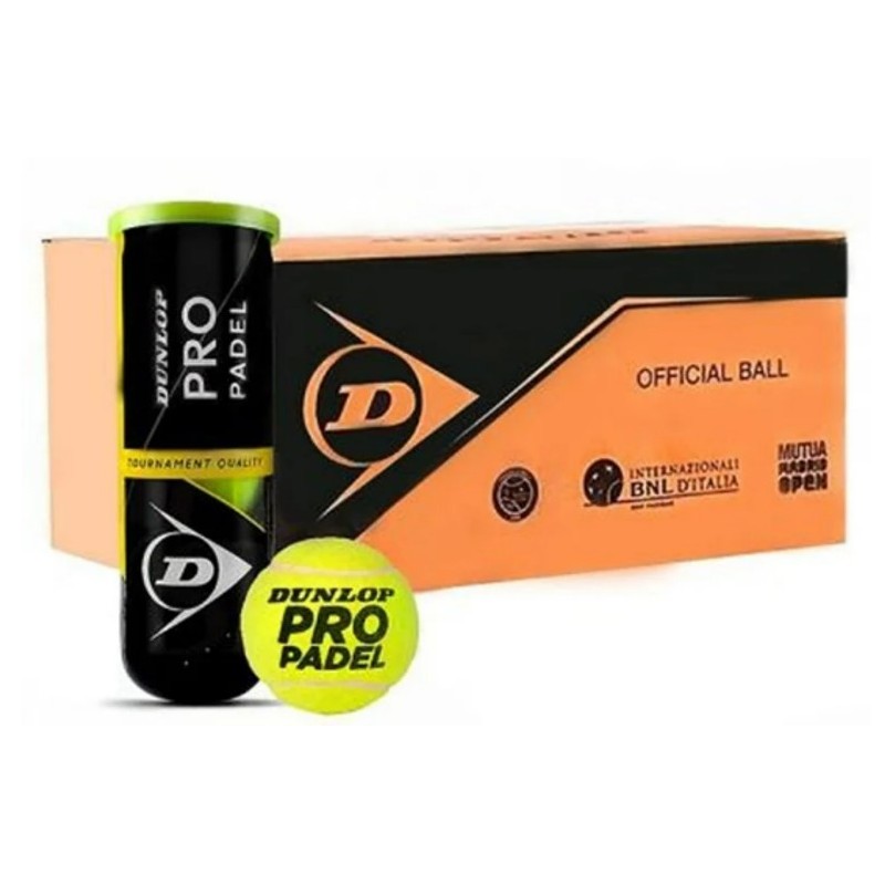 DUNLOP PRO PADEL BOX WITH 24 BALLS at only 117,49 € in Padel Market