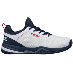 NOX NERBO WHITE/BLUE SHOES at only 95,20 € in Padel Market