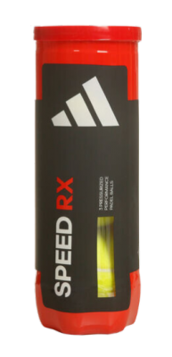 ADIDAS SPEED RX TUBE OF 3 BALLS 2023 at only 6,90 € in Padel Market