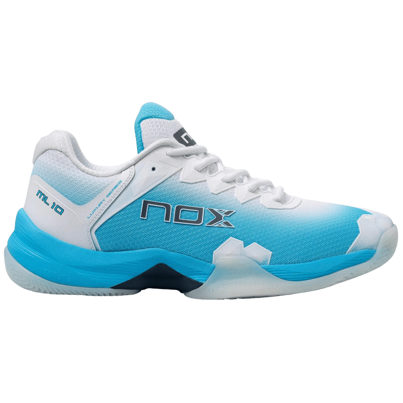 NOX ML10 HEXA WHITE/BLUE SHOES at only 63,95 € in Padel Market