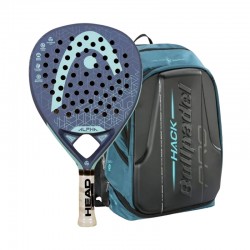 HEAD ALPHA PRO GRAPHENE TOUCH + HACK BLUE RACKET BAG at only 134,95 € in Padel Market