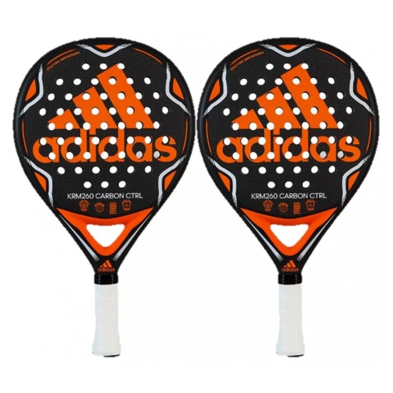 PACK OF 2 RACKETS ADIDAS KRM260 CARBON CTRL 2022 at only 249,00 € in Padel Market