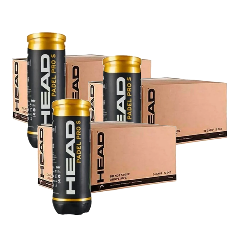 2+1 BOXES 3 BALLS TUBES HEAD PADEL PRO S PACK at only 269,90 € in Padel Market