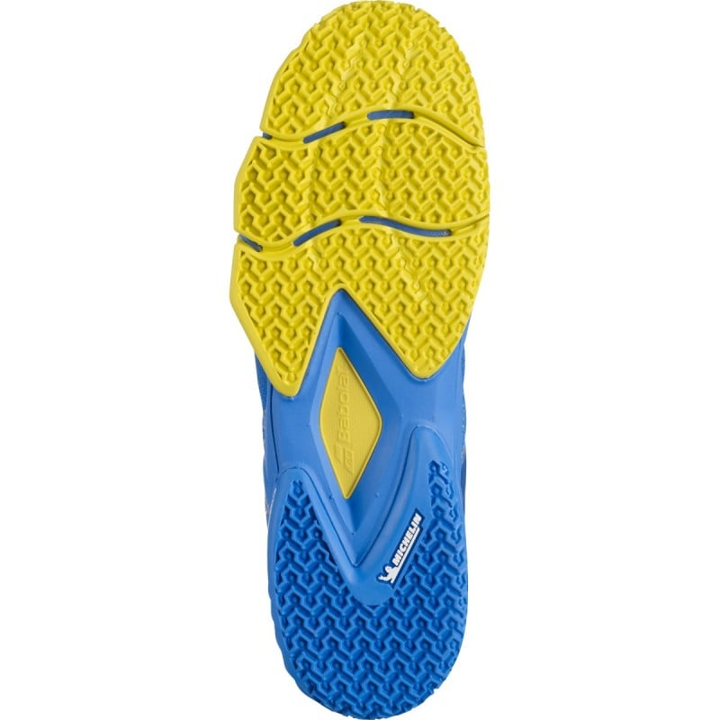 BABOLAT MOVEA MEN 2023 BLUE YELLOW SHOES at only 125,00 € in Padel Market