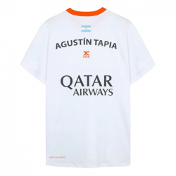 NOX AT10 AGUSTIN TAPIA WHITE OFFICIAL T-SHIRT at only 48,00 € in Padel Market