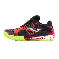 JOMA SLAM MEN 2301 BLACK RED SHOES at only 90,45 € in Padel Market