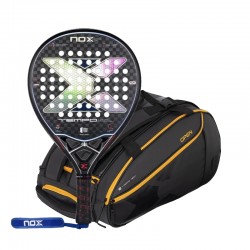 NOX TEMPO WPT LUXURY SERIES 2023 RACKET + WPT OPEN SERIES RACKET BAG at only 169,00 € in Padel Market