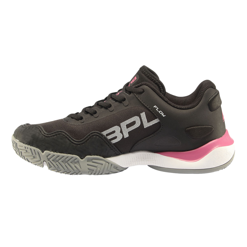 BULLPADEL FLOW HYB FLY 23I BLACK/FUCHSIA SHOES at only 89,95 € in Padel Market