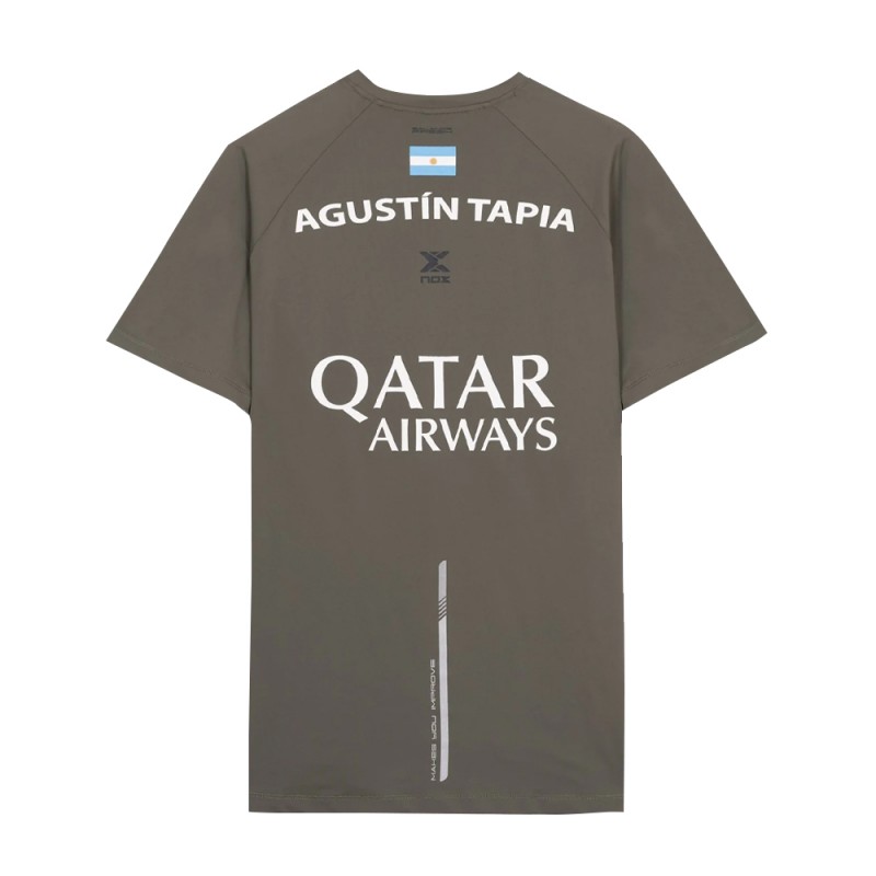 OFICIAL NOX AT10 AGUSTIN TAPIA VERDE FW23 T-SHIRT at only 38,40 € in Padel Market