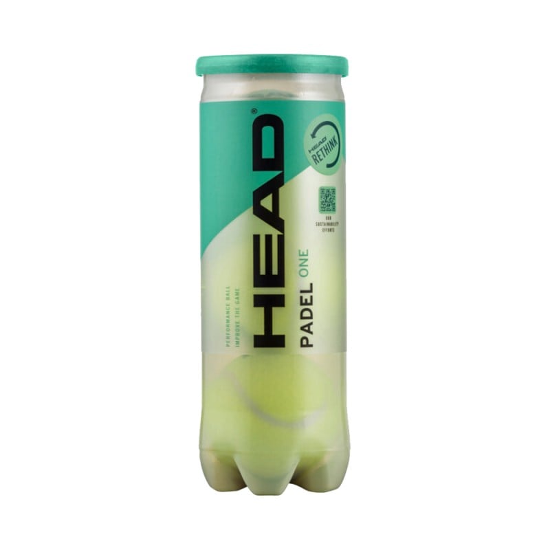 HEAD PADEL ONE TUBE OF 3 BALLS at only 4,95 € in Padel Market