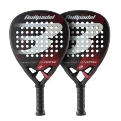 PACK OF 2 RACKETS BULLPADEL VERTEX 02 X RED 2023 at only 199,00 € in Padel Market
