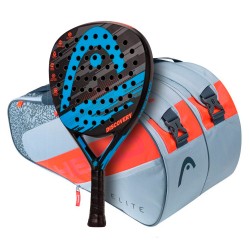 HEAD GRAPHENE TOUCH DISCOVERY RACKET + HEAD ELITE PADEL SUPERCOMBI GRAY/ORANGE RACKET BAG at only 102,90 € in Padel Market