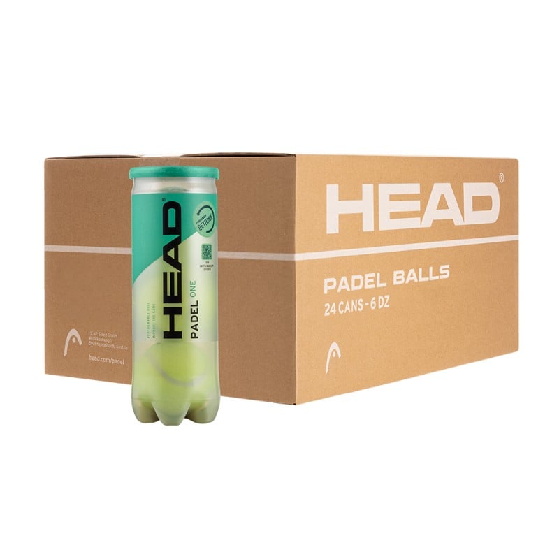 HEAD PADEL ONE 24 TUBES OF 3 BALLS at only 100,00 € in Padel Market