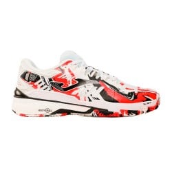 JOMA SLAM MEN 2302 WHITE RED SHOES at only 90,45 € in Padel Market