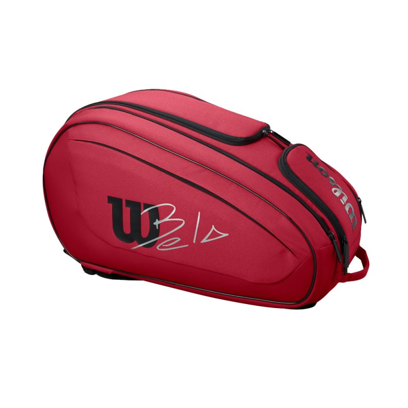 WILSON BELA SUPER TOUR Padel Red FERNANDO BELASTEGUIN (Racket Bag) at only 89,95 € in Padel Market