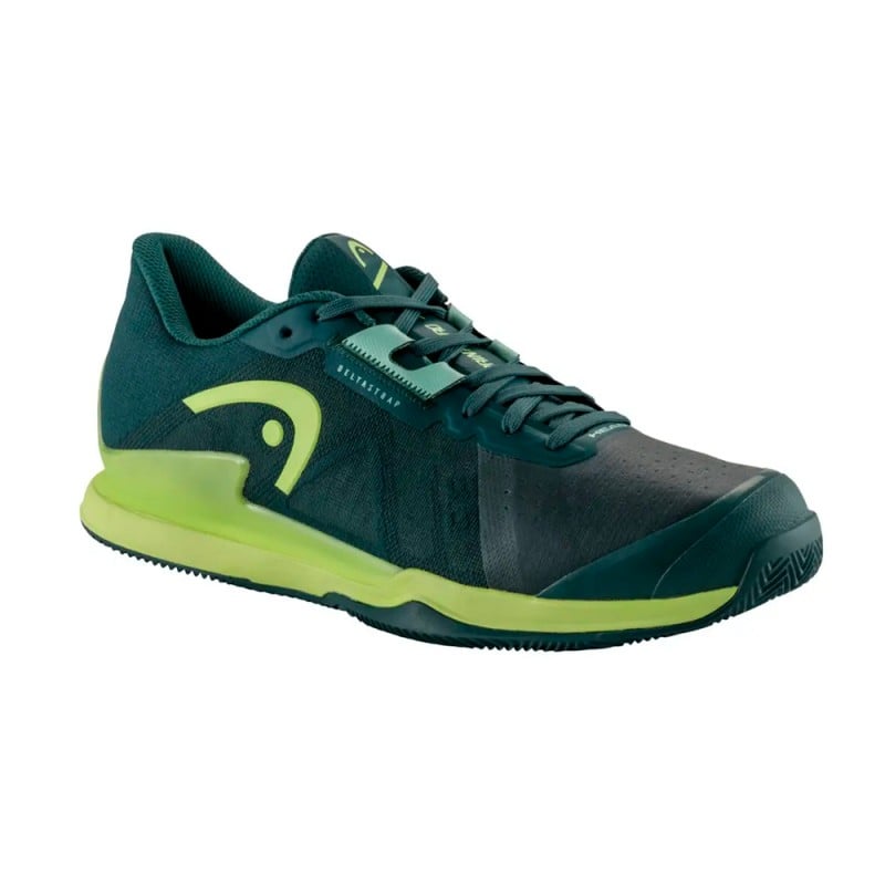HEAD SPRINT PRO 3.5 CLAY MEN GREEN SHOES at only 99,95 € in Padel Market