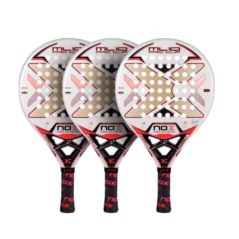 PACK OF 3 RACKETS NOX ML10 PRO CUP LUXURY SERIES 2023 at only 960,00 € in Padel Market
