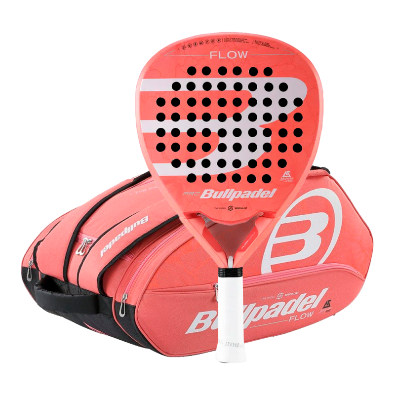 Paket BULLPADEL FLOW Woman 2023 Padel + BPP-23006 FLOW 2023 Racketväska för endast 129,95 € i Padel Market