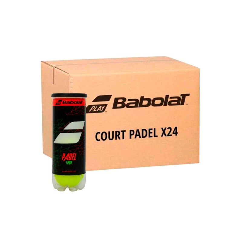 BABOLAT PADEL TOUR 24 TUBES OF 3 BALLS at only 115,00 € in Padel Market