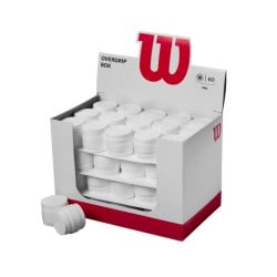 WILSON PADEL 60PK WHITE 2024 OVERGRIP 2024 at only 97,00 € in Padel Market