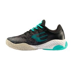 BULLPADEL IONIC W 24V BLACK TURQUOISE SHOES at only 103,45 € in Padel Market