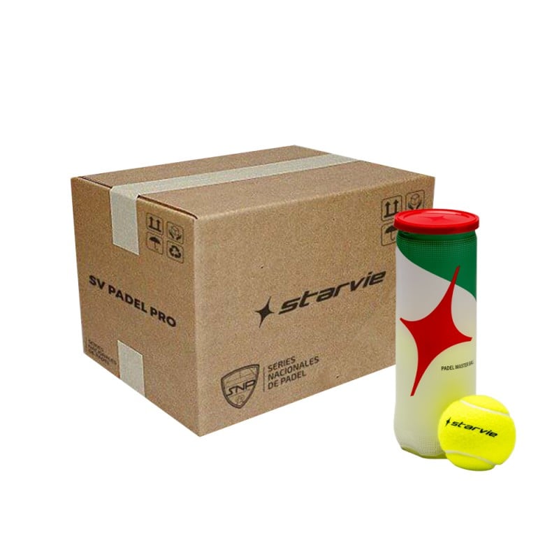 BOX 24 JARS OF 3 BALLS STARVIE at only 109,95 € in Padel Market