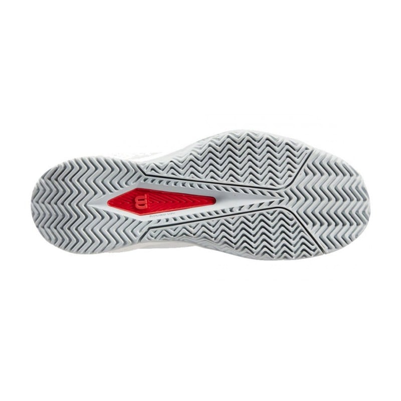 WILSON RUSH PRO LITE WHITE MAN SHOES at only 84,95 € in Padel Market