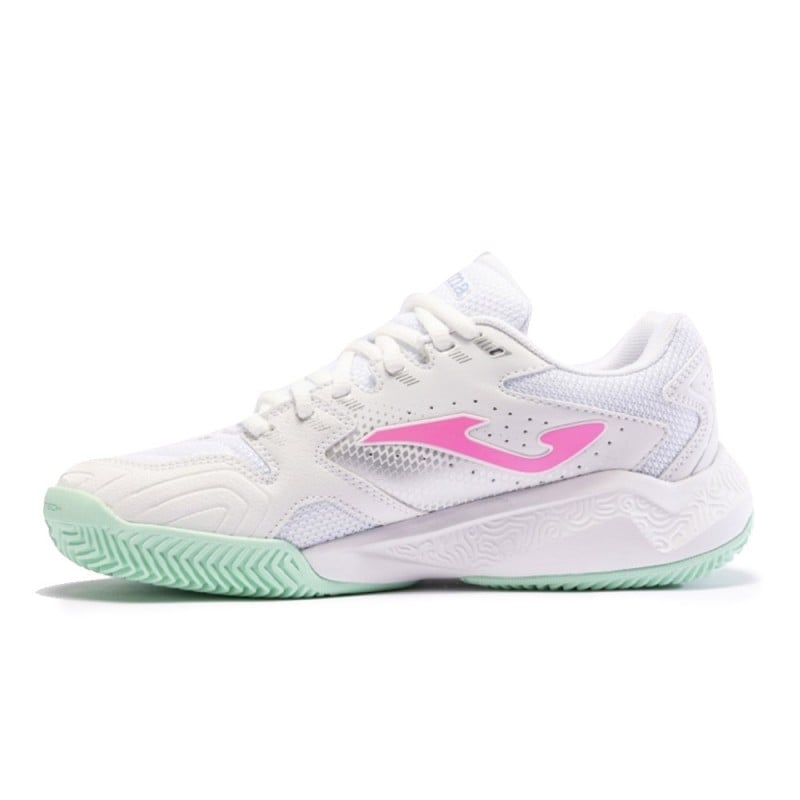 JOMA MASTER 1000 LADY 2432 WHITE PINK SHOES at only 44,95 € in Padel Market