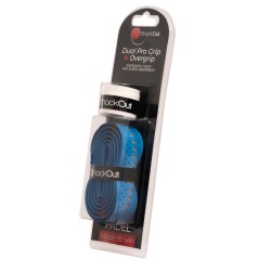 SHOCKOUT DUAL GRIP AND OVERGRIP BLUE at only 8,95 € in Padel Market