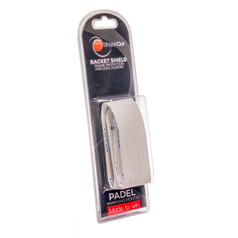 SHOCKOUT Transparent Rugged Racket Protector at only 9,95 € in Padel Market