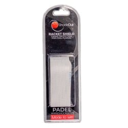 TRANSPARENT RUGGED SHOCKOUT RACKET GUARD at only 9,95 € in Padel Market