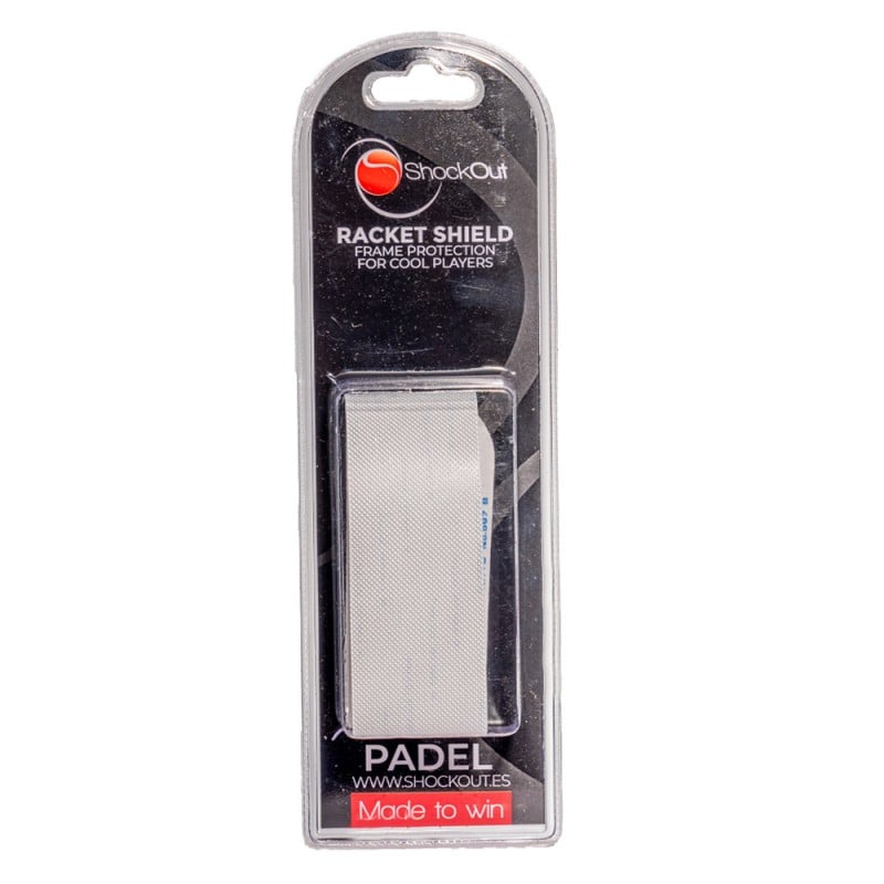 TRANSPARENT RUGGED SHOCKOUT RACKET GUARD at only 9,95 € in Padel Market