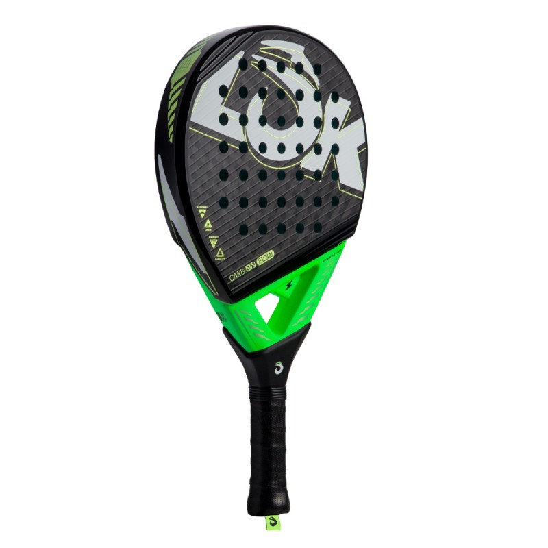 LOK CARB-ON Flow 2024 (Racket) at only 162,00 € in Padel Market