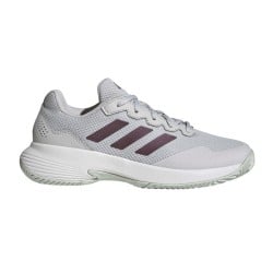 ADIDAS GAMECOURT 2.0 WOMAN GREY SHOES at only 64,95 € in Padel Market